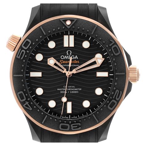 omega seamaster ceramic black black